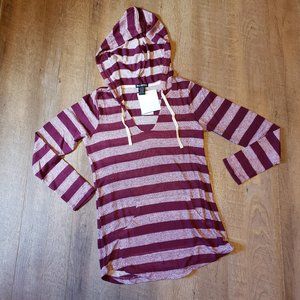 Miss Chievous Lurex Striped Hatchi Hoodie